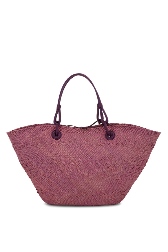 Loewe - Anagram Purple Basket Bag