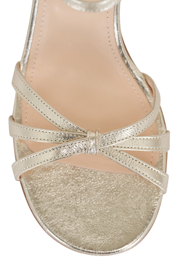 AGL Clio Sand Leather Crisscross Sandal, 65mm - view 6