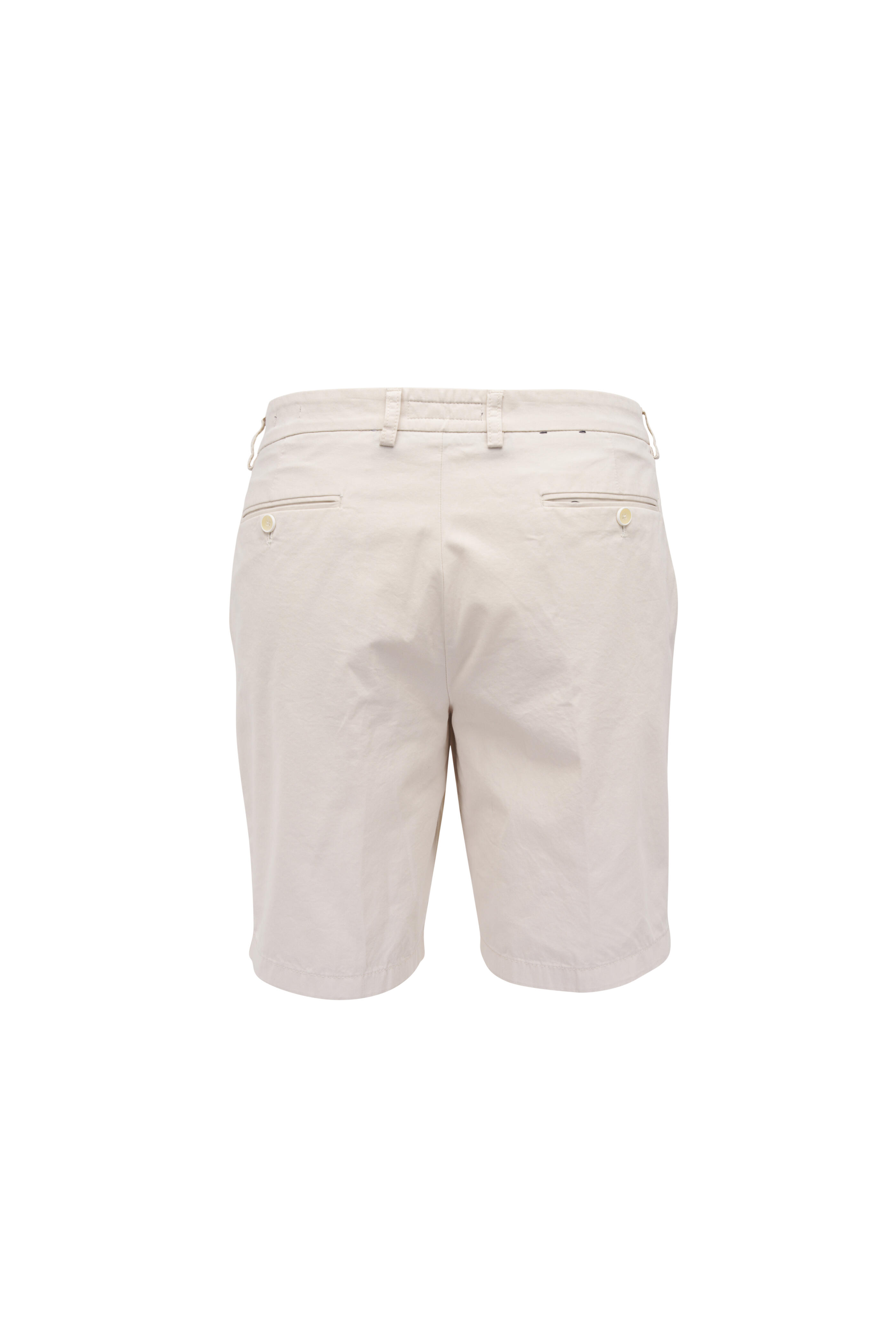 スカート A.P.C. Ecru cotton bermuda shorts A.P.C. - Crew Cotton bermuda shorts Beige - The Corner