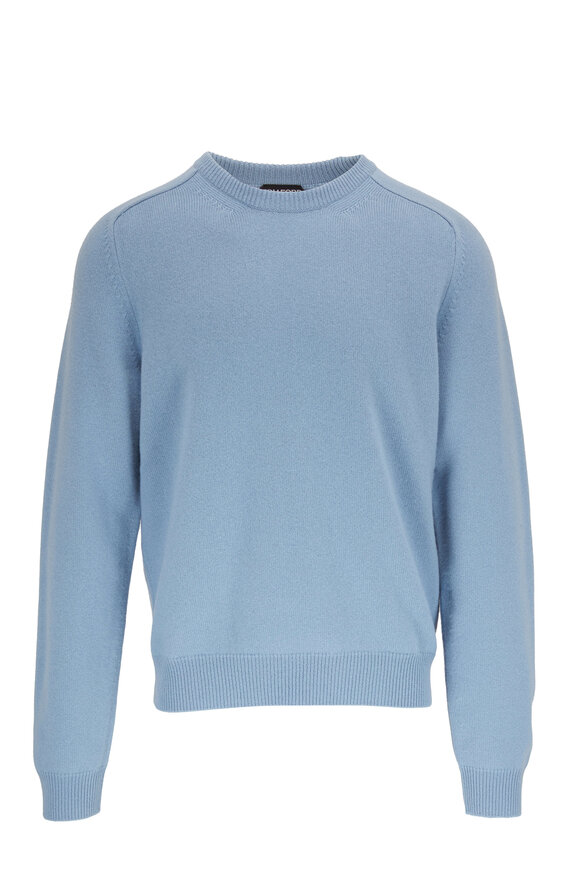 Tom Ford - Light Blue Cashmere Crewneck Sweater