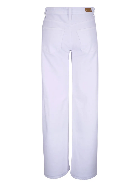 AG Adria Gallery White Low Rise Wide Leg Jean - view 3