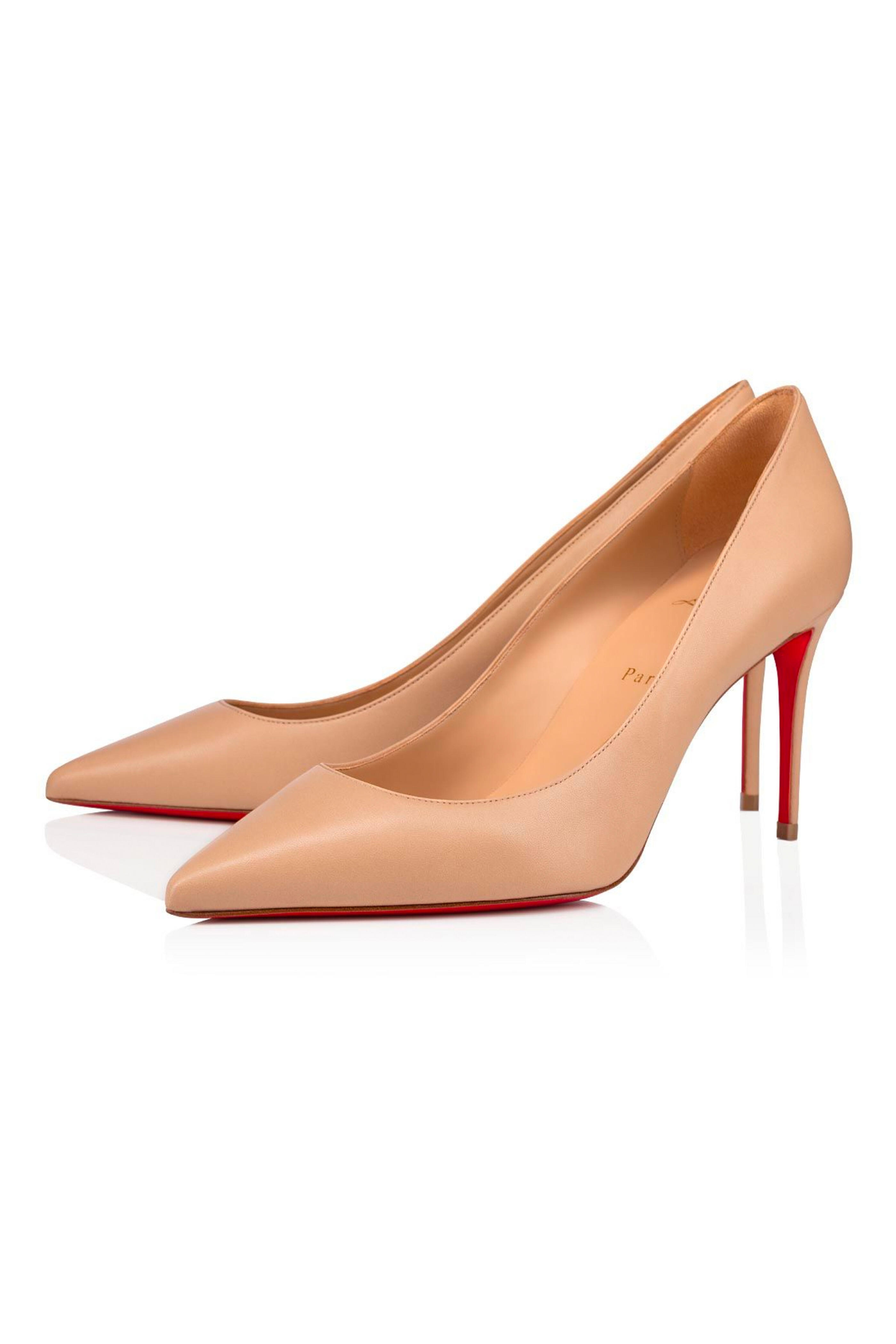 Christian Louboutin - Kate 85 Nappa Pump in Nude