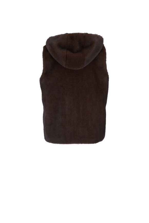 Viktoria Stass - Brown Vegan Fur Vest