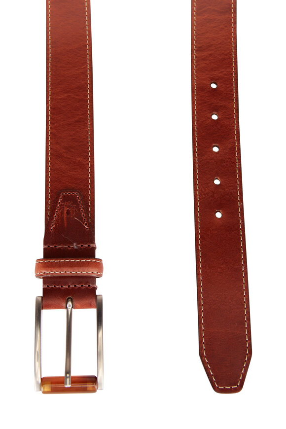 Martin Dingman Old Row Saddle Leather Belt - view 2