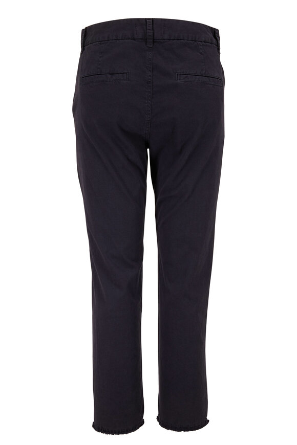 Nili Lotan - Montauk Washed Marine Navy Stretch Cotton Pant 