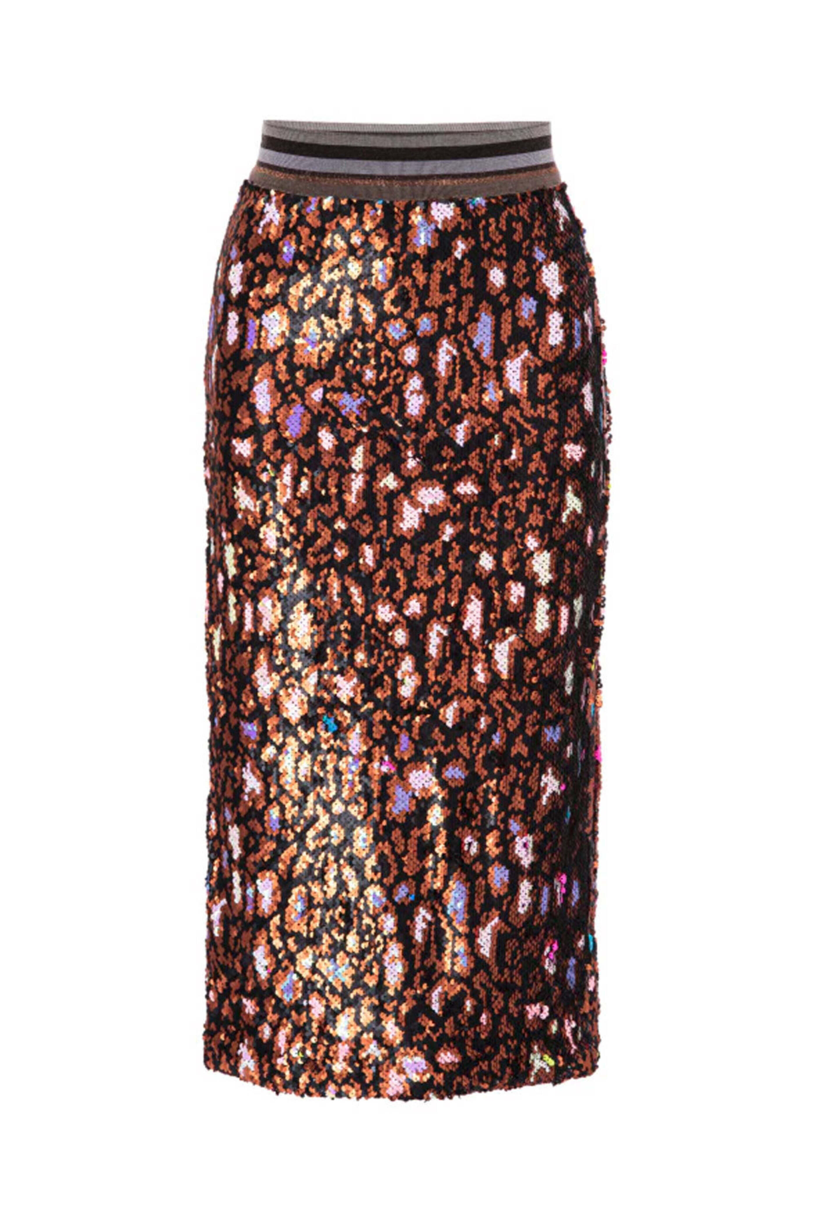Le Superbe - Neon Safari Sequin Liza Skirt