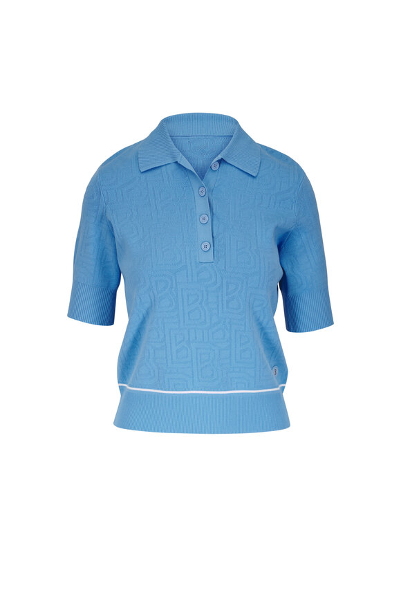 Bogner - Maia Light Blue Knit Polo