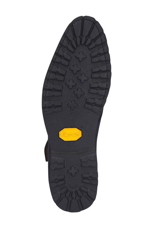 Bontoni Visonario Dark Navy Textured Suede Boot - view 6
