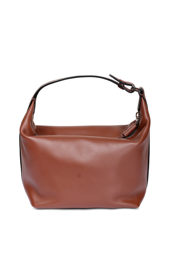 Valextra Mini Mochi Sublime Chocolate Top Handle - view 2