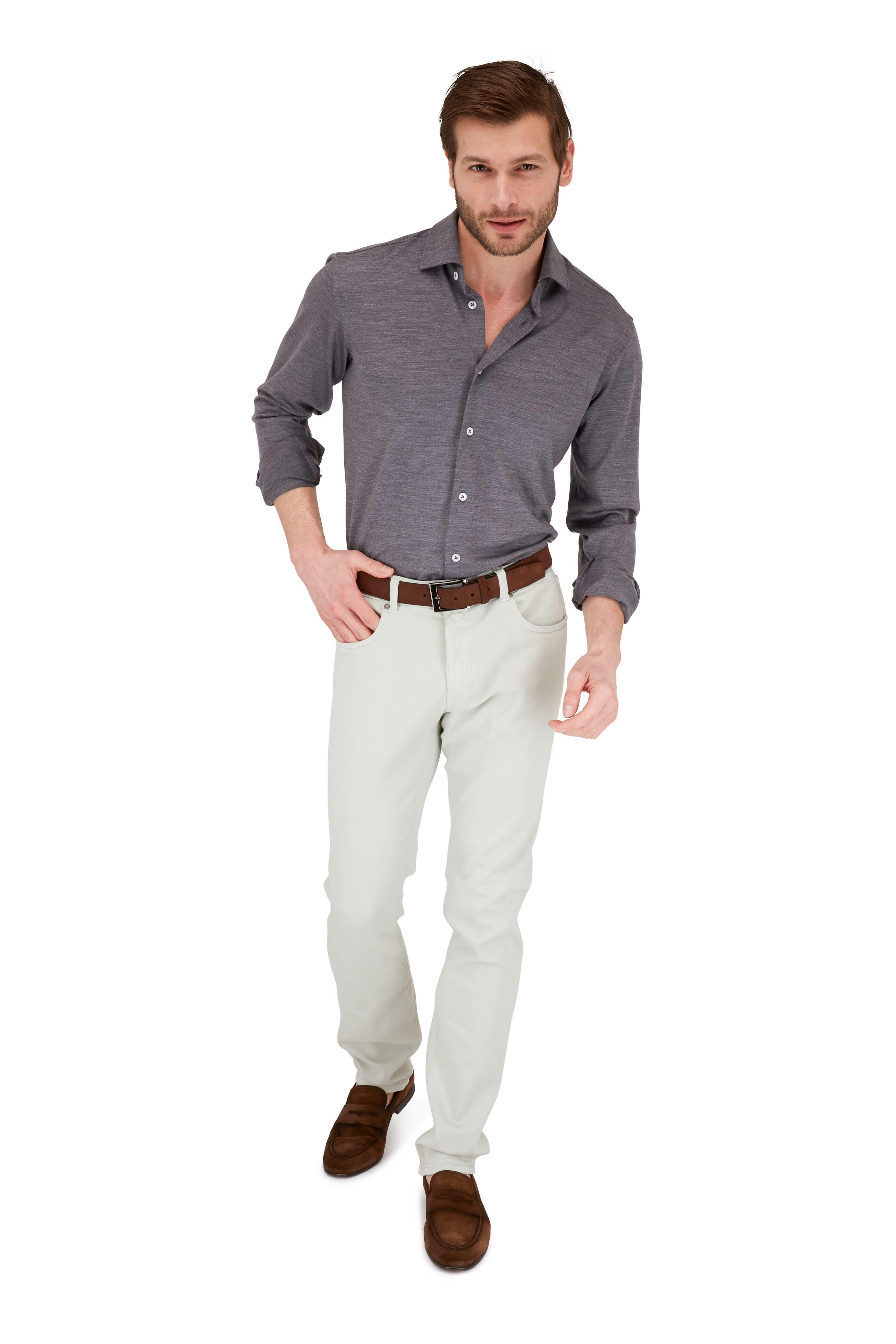 Maurizio Baldassari - Stone Five Pocket Pant | Mitchell Stores