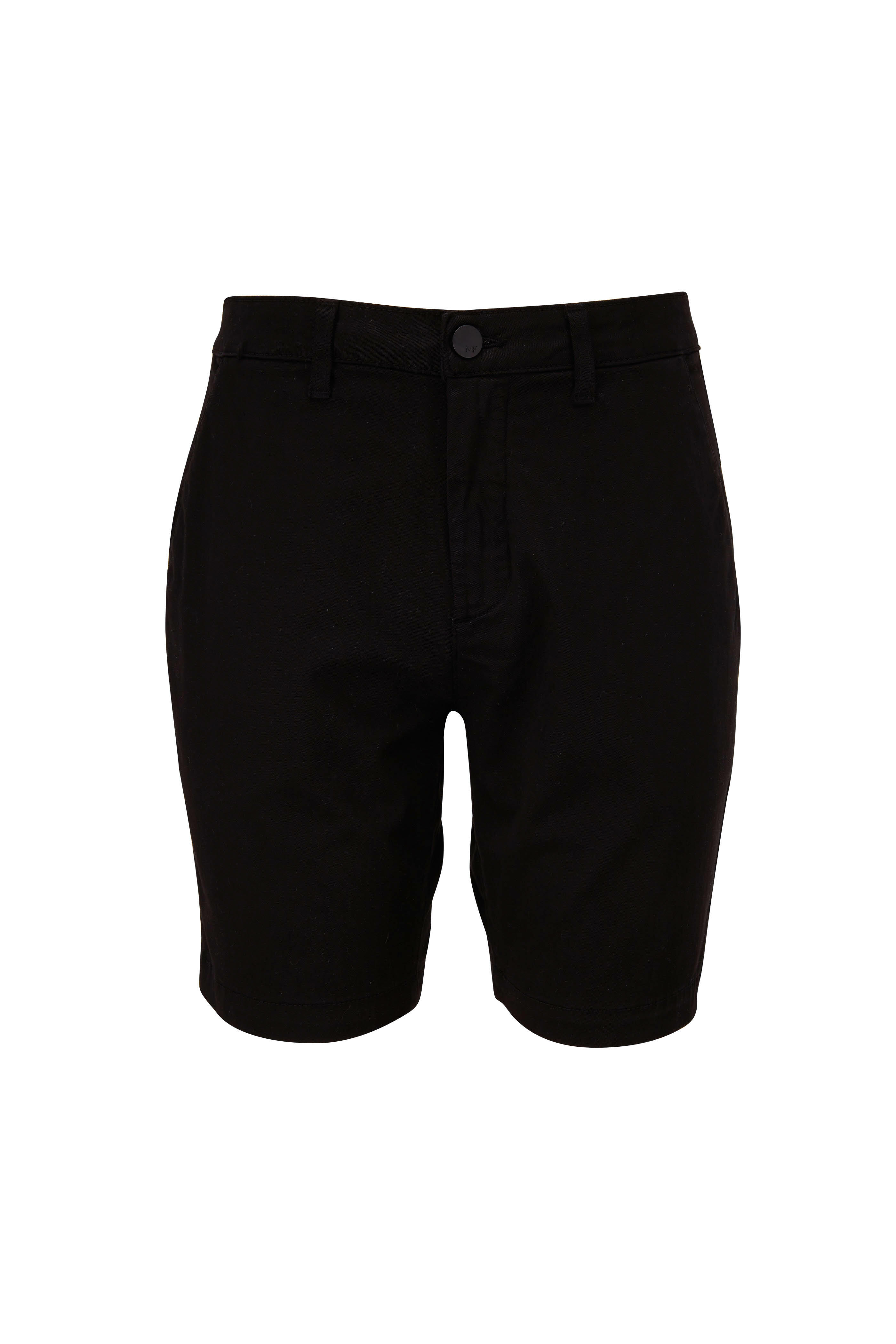 Monfrere - Cruise Noir Stretch Cotton Shorts