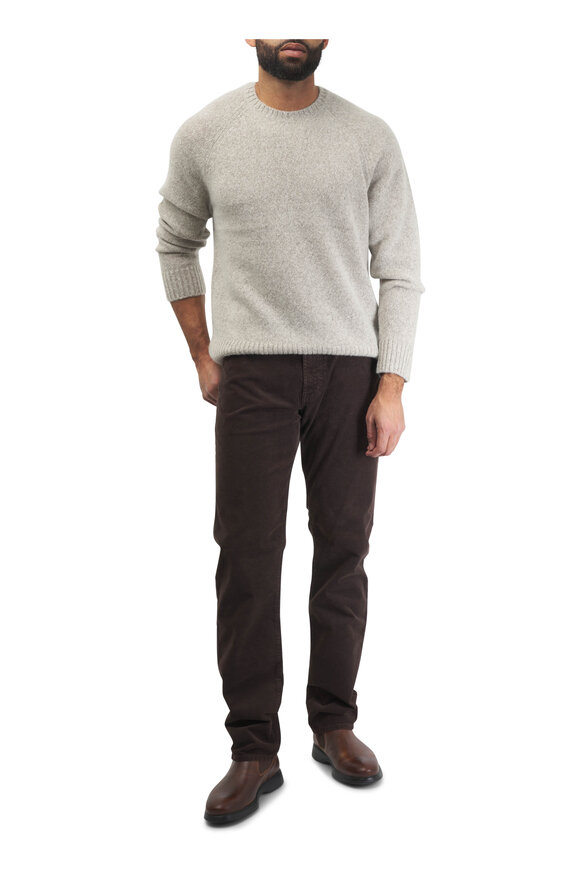 James Perse - Hazel Textured Cashmere Crewneck Sweater