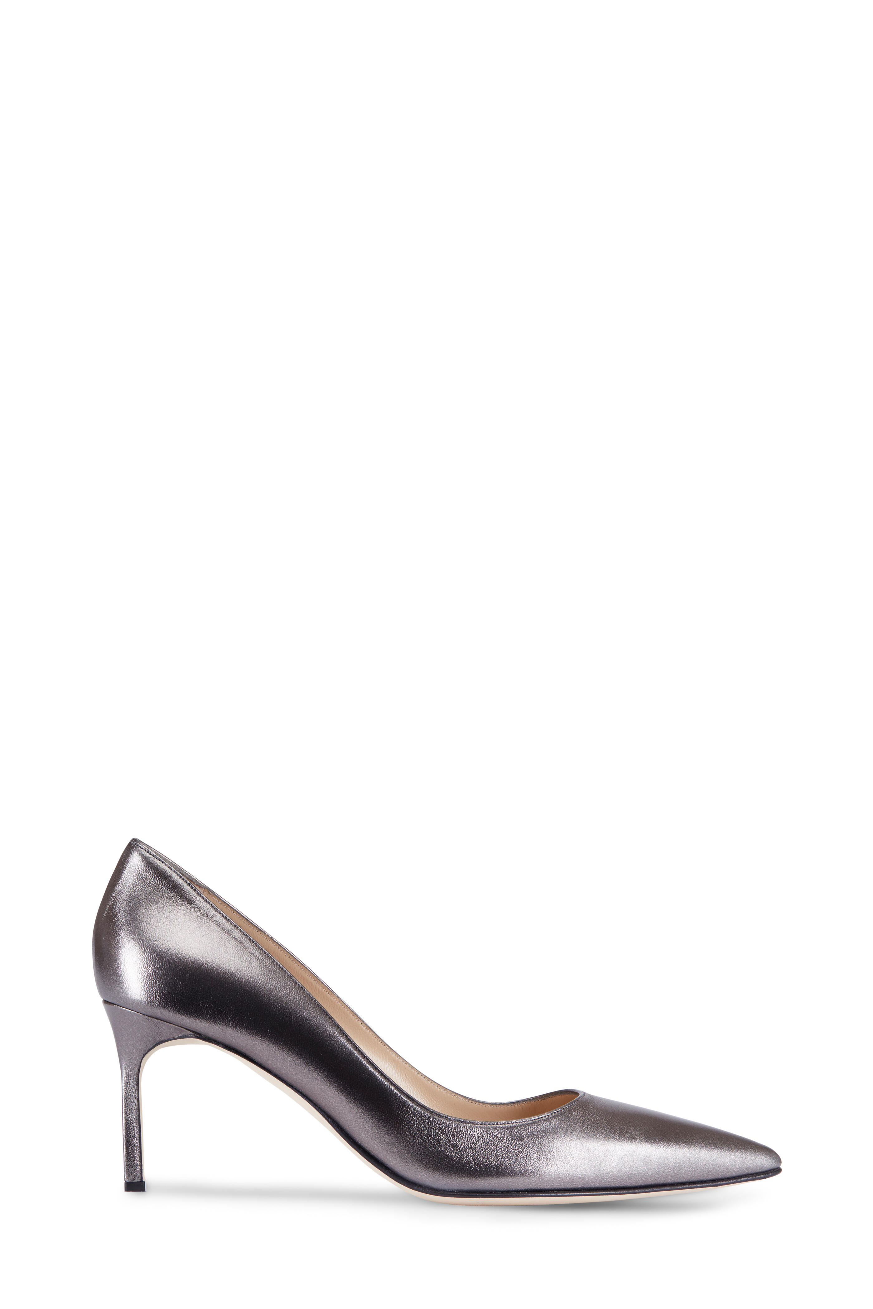 Escarpins Manolo Blahnik ALIM 105 - Couleur Anthracite Argenté Pailleté Or - Pointures 36.5 à 40.5