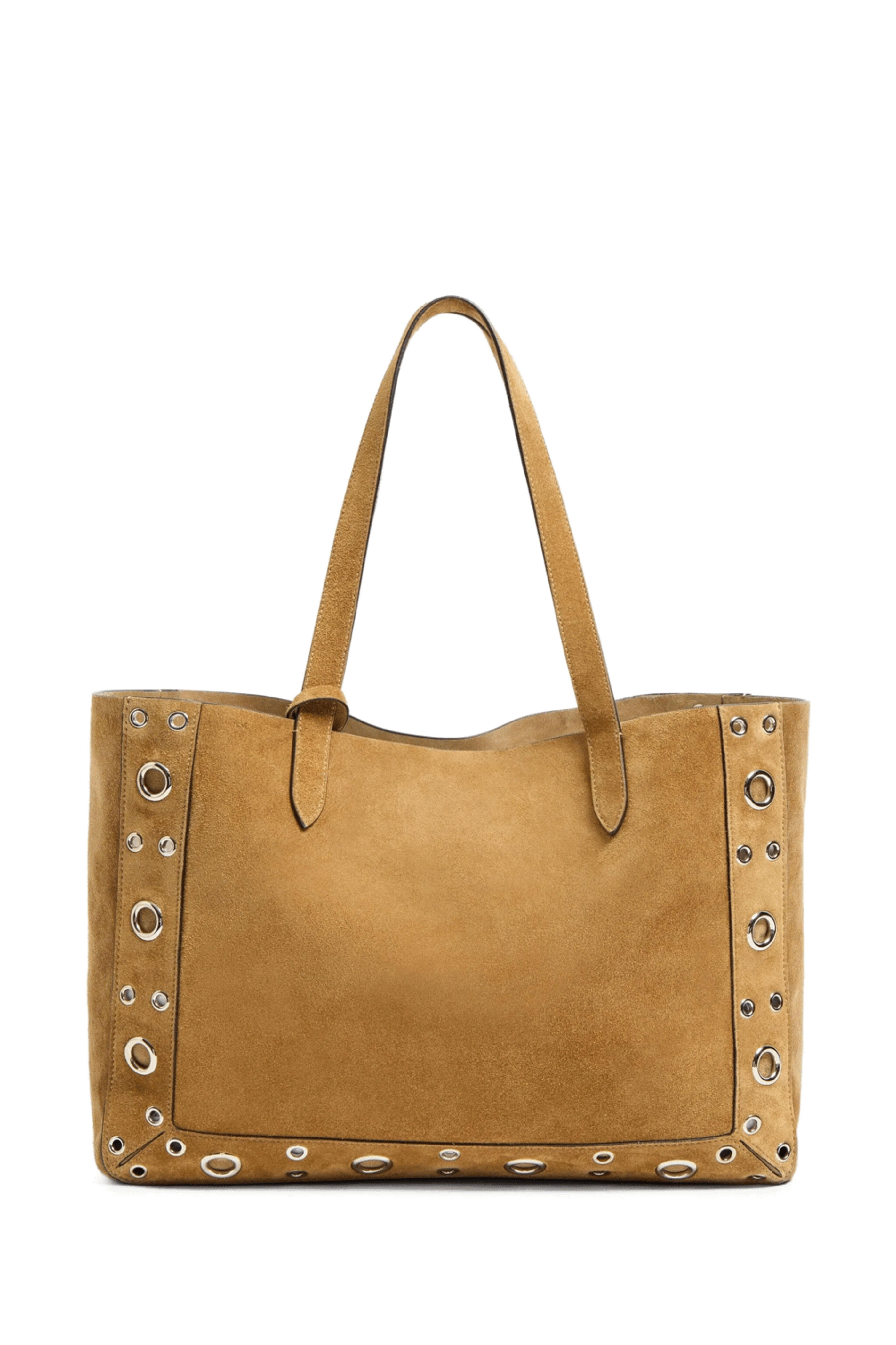 Valentino Garavani - Nellcote Frame Suede Tote in Beige