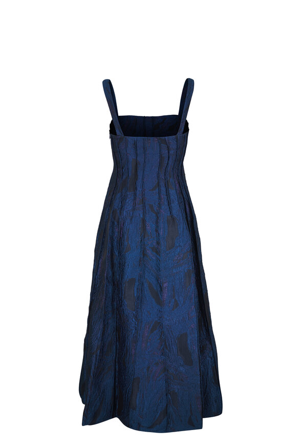 Jonathan Simkhai - Maya Marine Jacquard Midi Dress