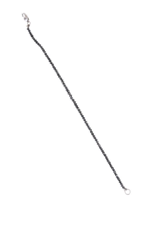 Kai Linz 14k White Gold Black Diamond Bracelet