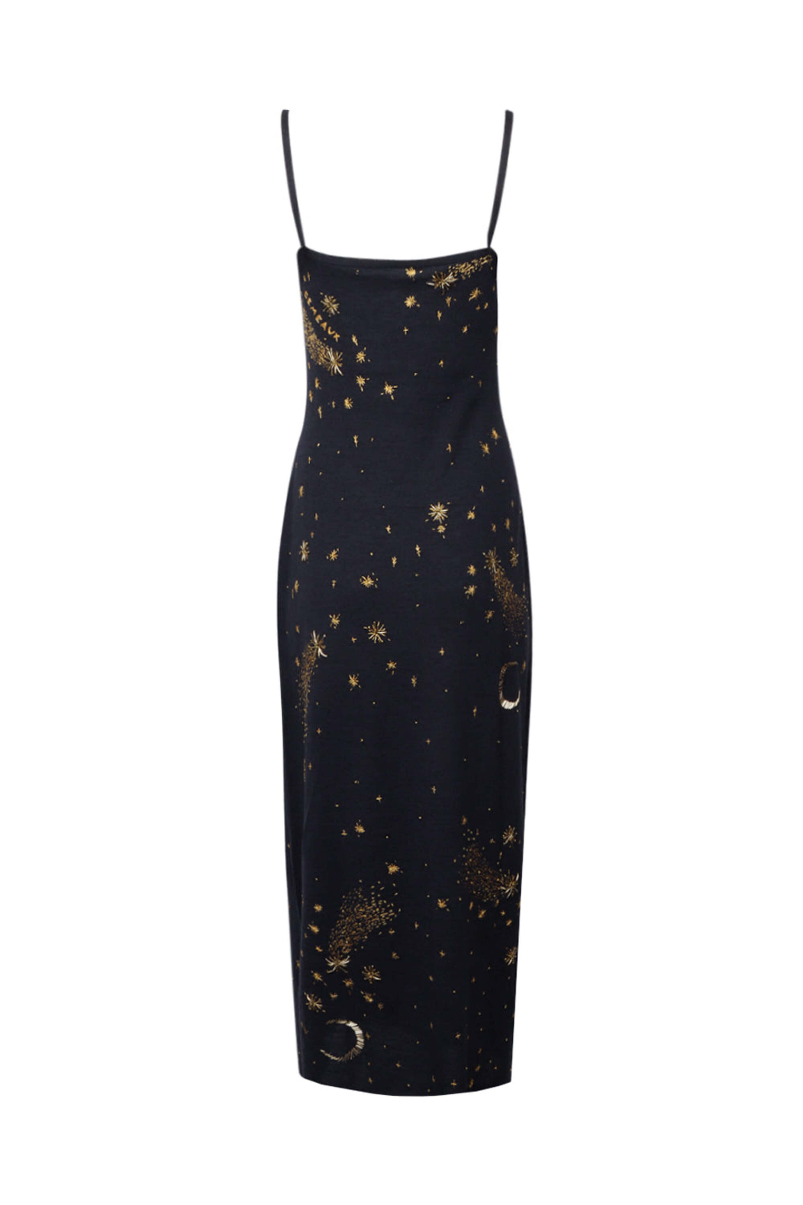 Altuzarra - Navy Denise Embroidered Midi Dress