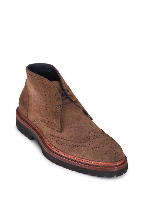Di Bianco DB Ansbert Medium Brown Suede Boot - view 1