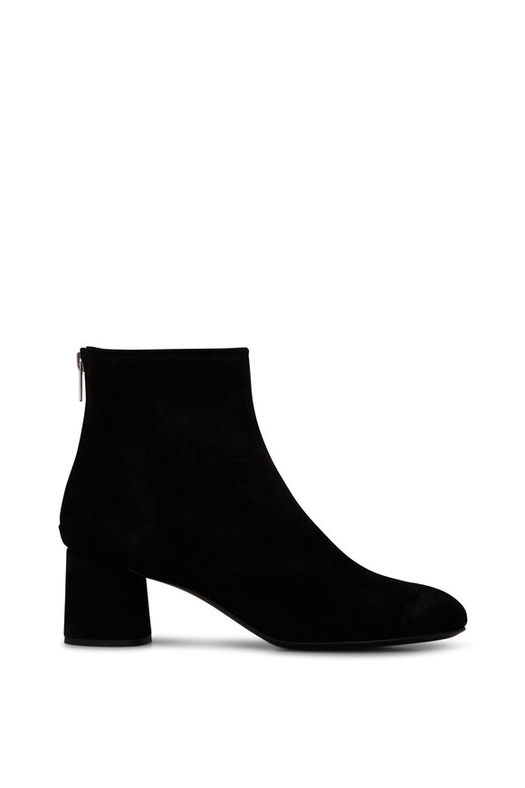 AGL - Olga Black Suede Bootie, 55mm 