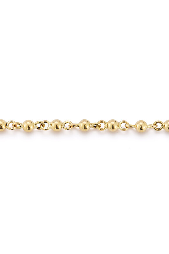 Jade Trau 18k Yellow Gold Rose-Arie Chain Necklace