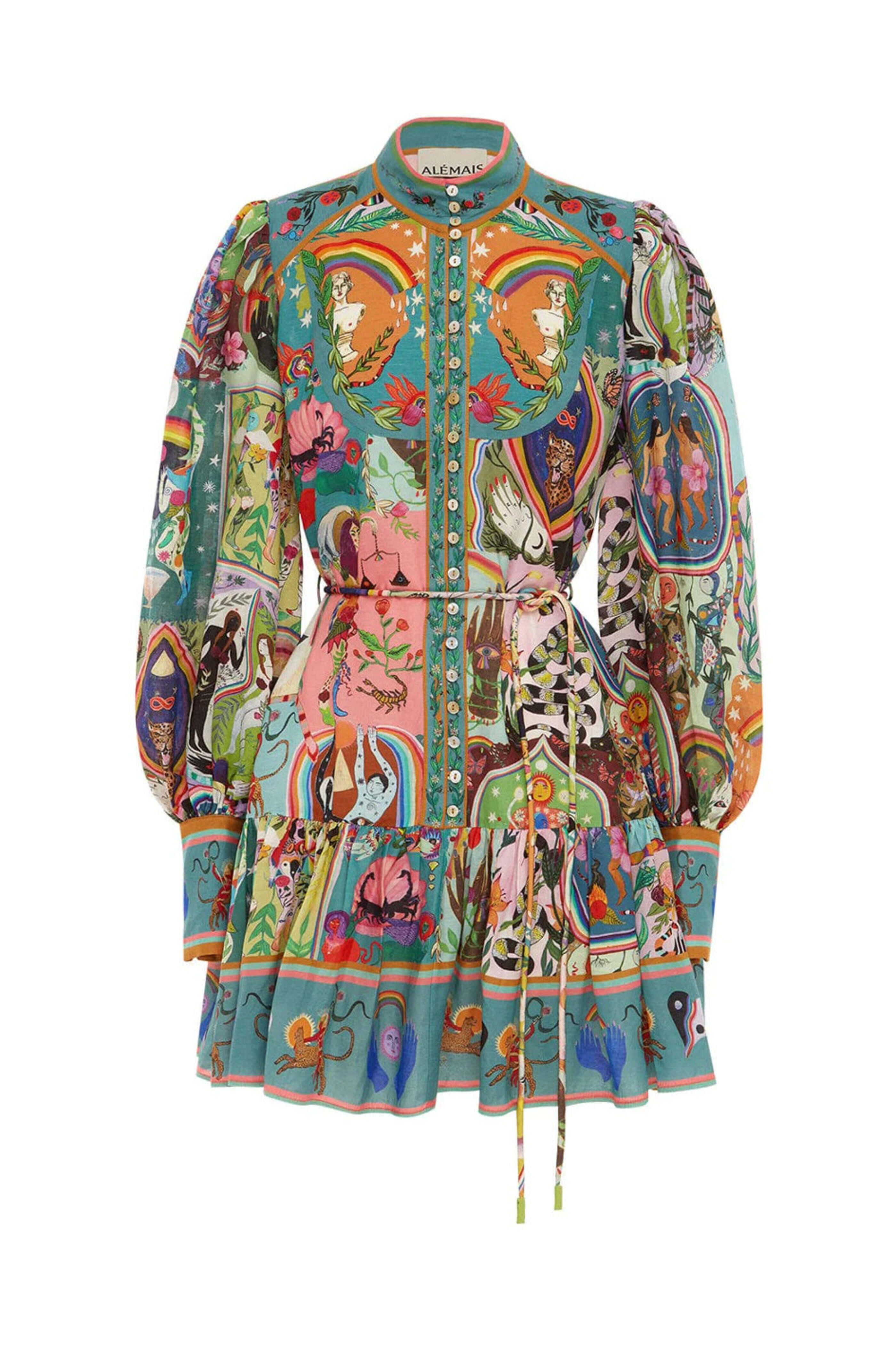 Alémais - Multicolor Evergreen Mini Dress