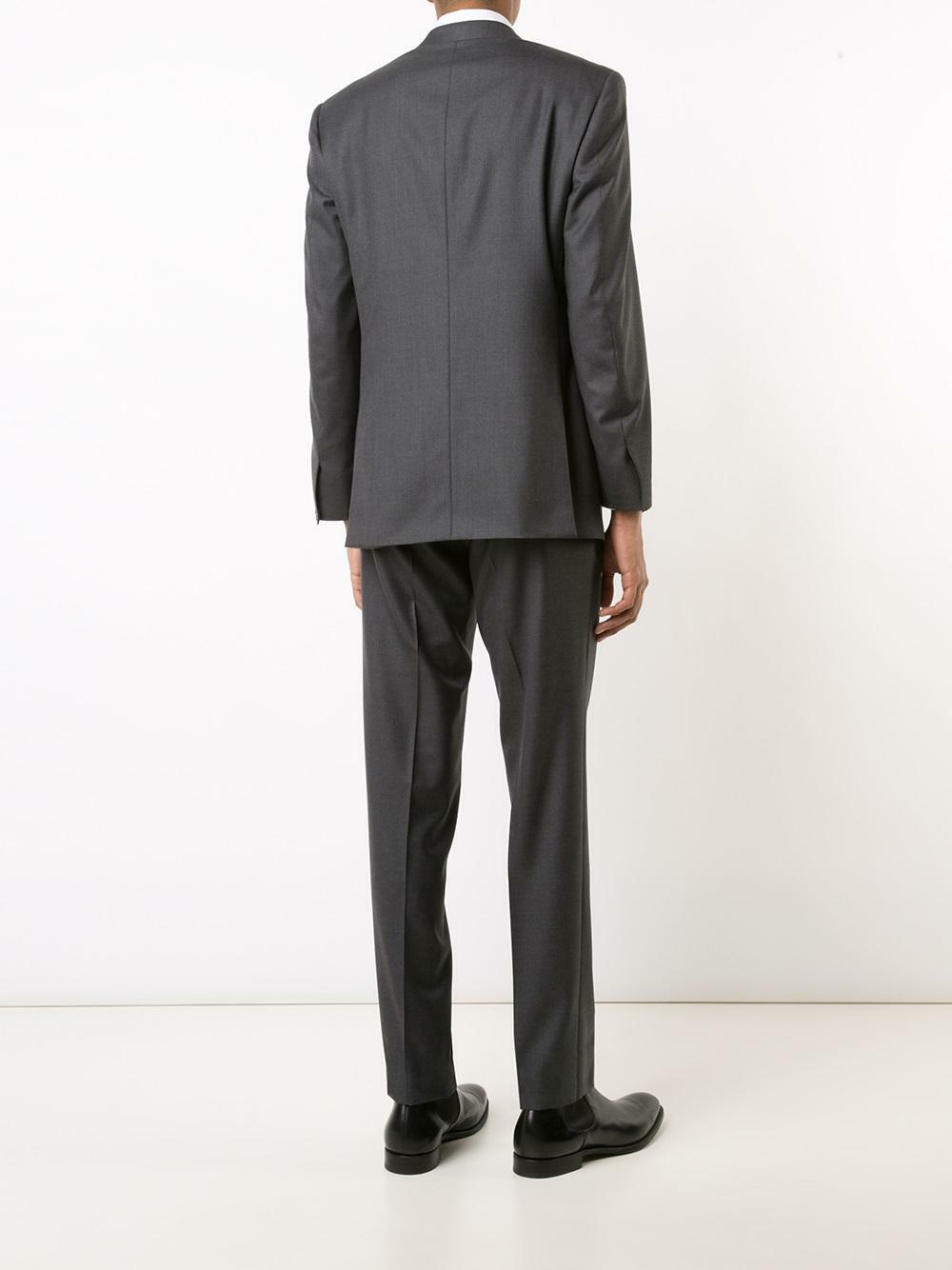 Brioni - Solid Charcoal Gray Wool Suit