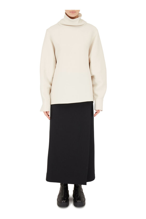 The Row - Makie Ivory Turtleneck Blouse
