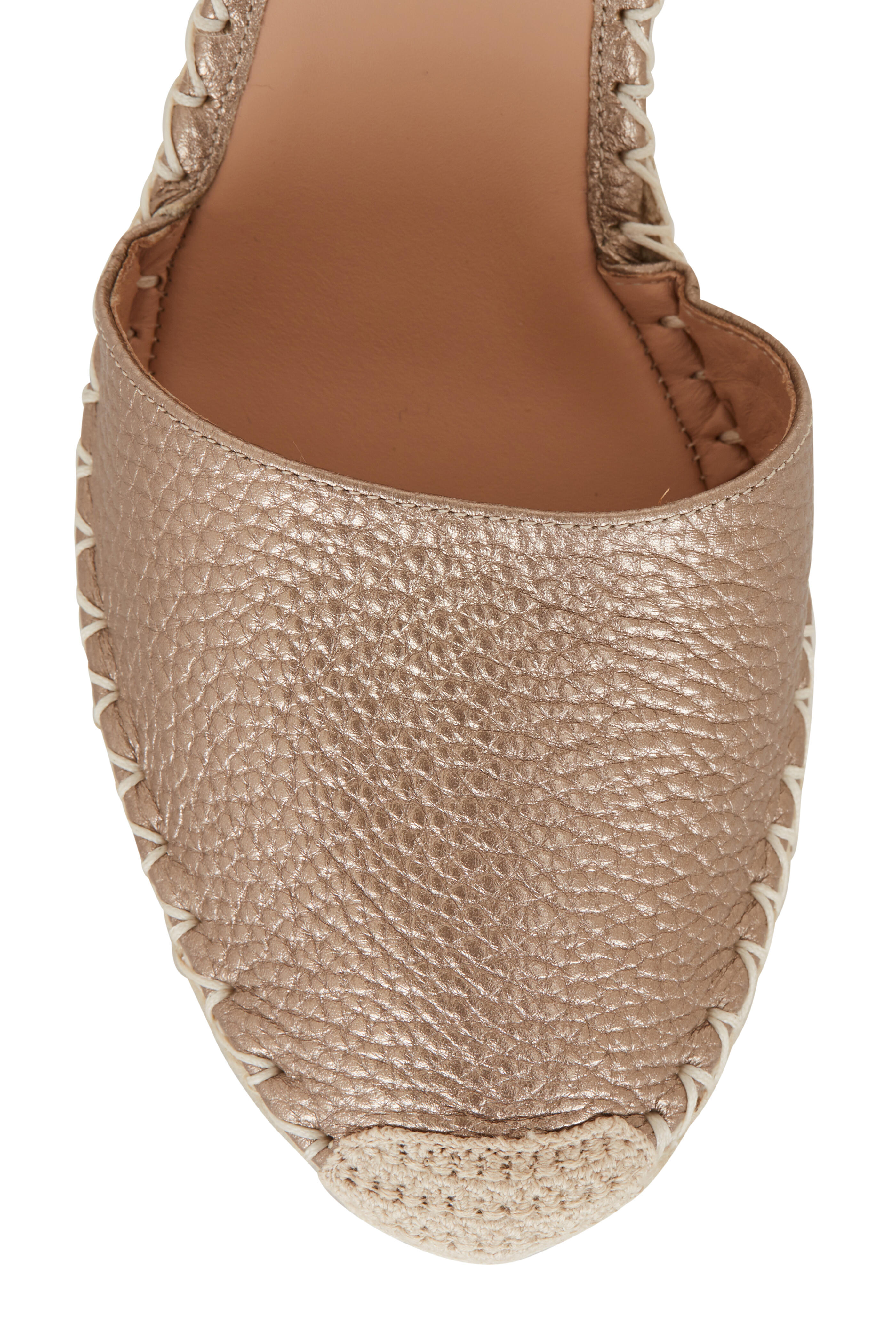 【使いやすい♪】VALENTINO Garavani Beige Leather And Cotton VALENTINO GARAVANI Valentino Garavani The Rockstud 60
