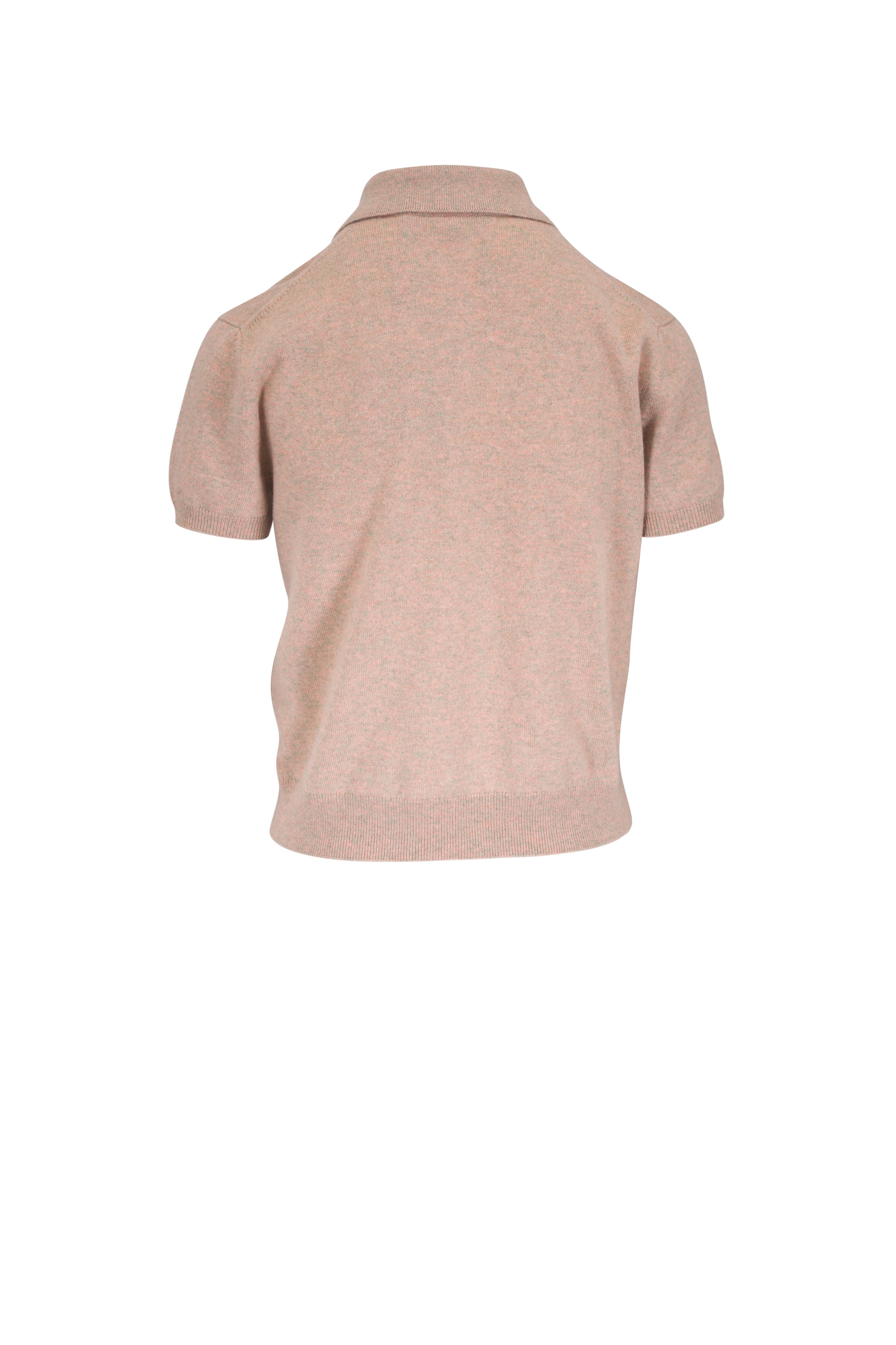 Loro Piana - Classic Antique Rose Cashmere Polo - view 2