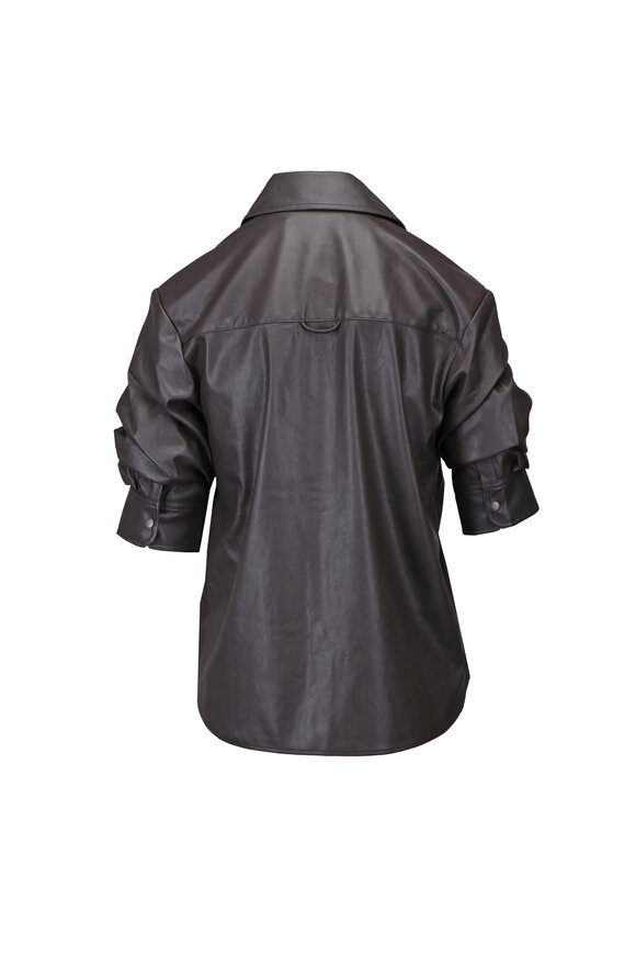 Brochu Walker Pia Timber Vegan Leather Shirt - view 2