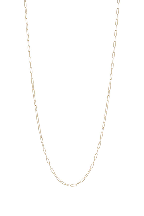 Marlo Laz Wee Paperclip Chain Necklace