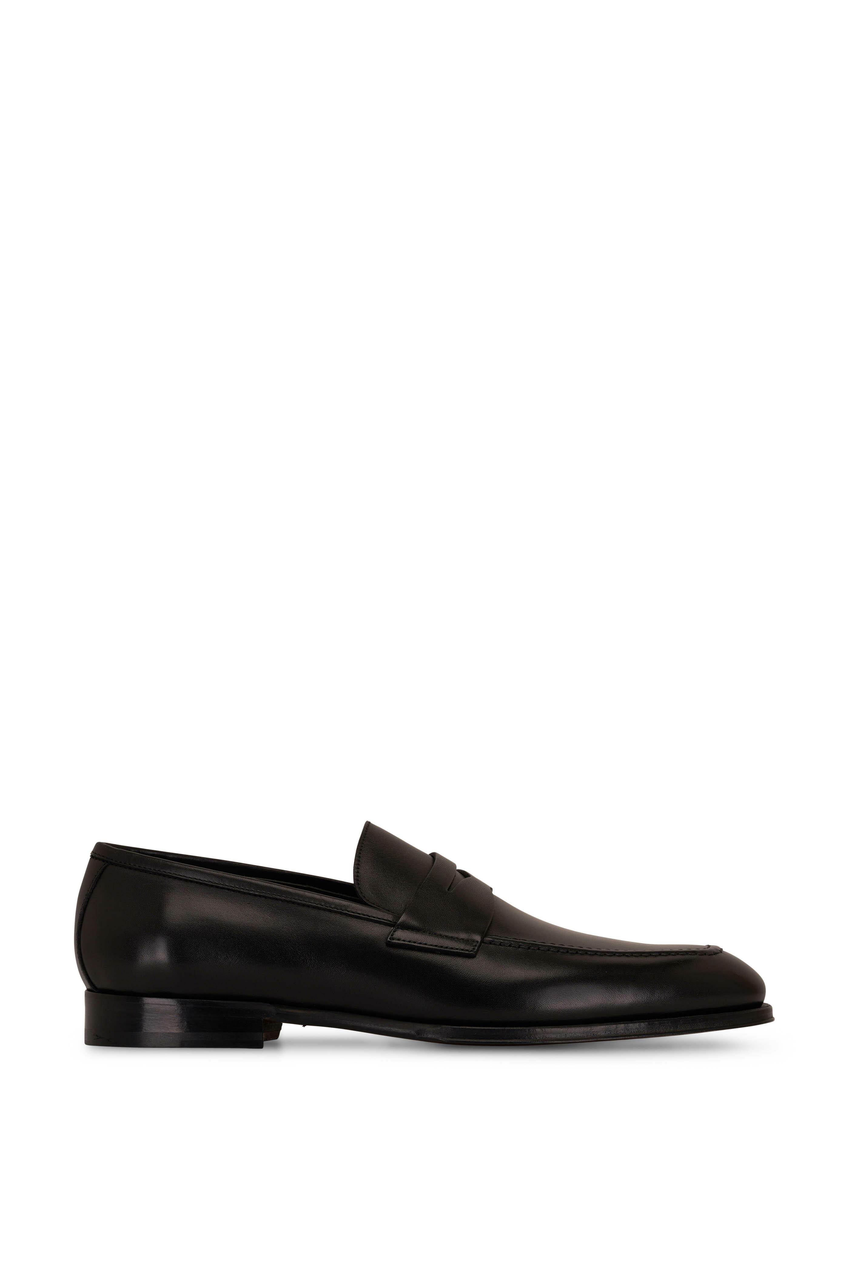 To Boot New York - Marcus Black Leather Penny Loafer