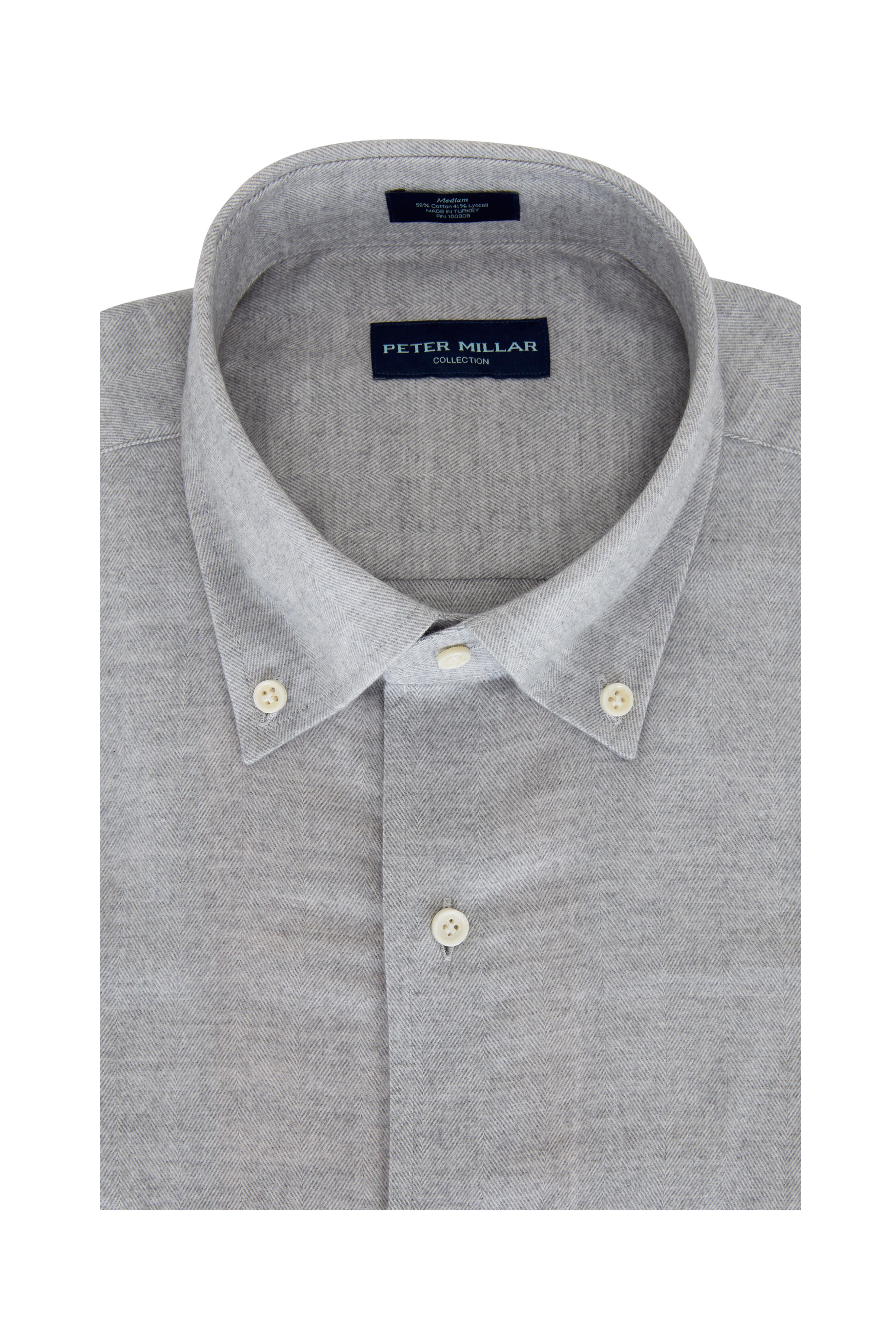 Peter Millar - Argento Butte Herringbone Sport Shirt