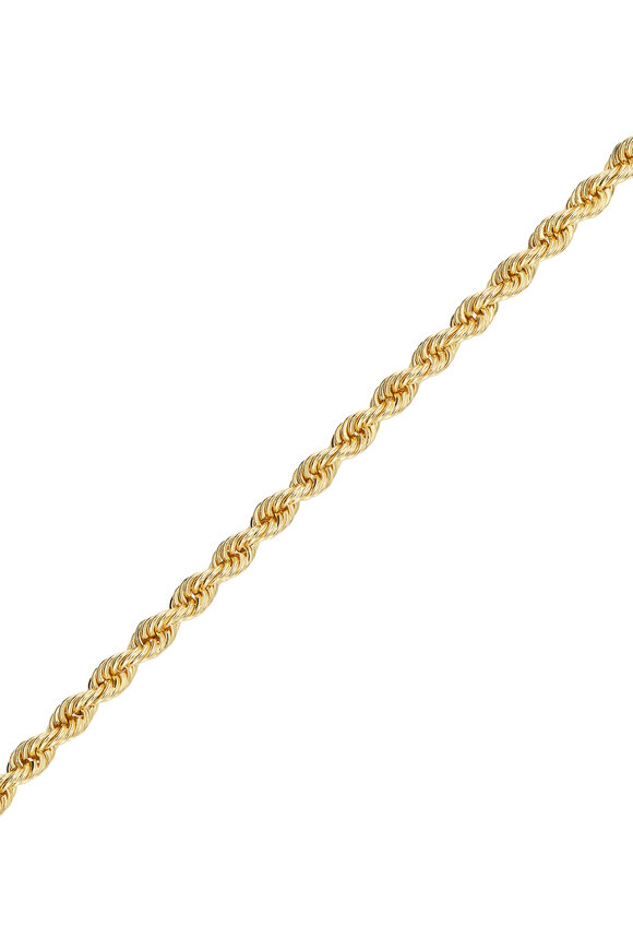 Marlo Laz 18k Yellow Gold Rope Chain