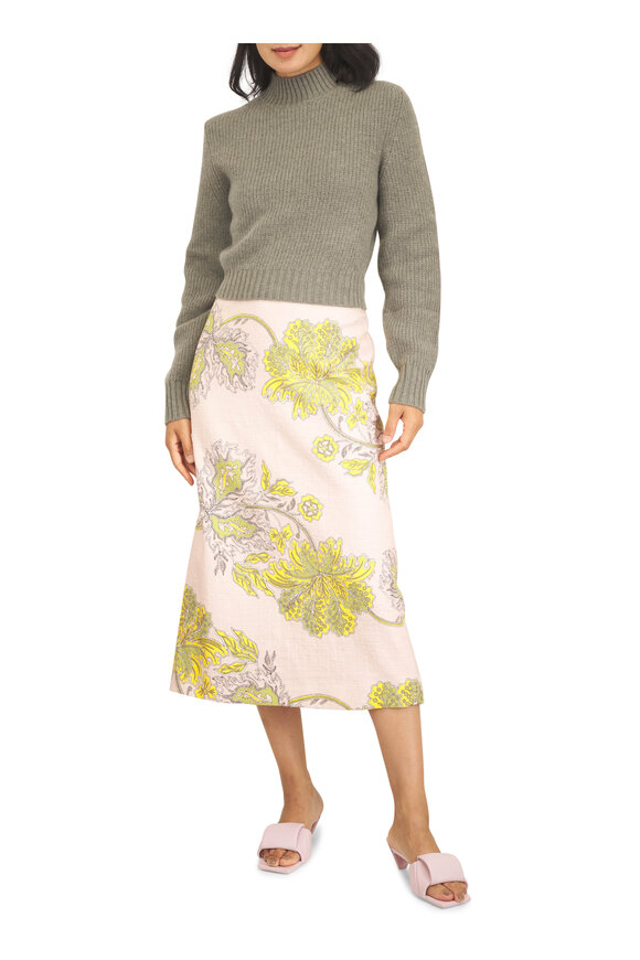 La DoubleJ Swathe Placée Print Pencil Skirt - view 2
