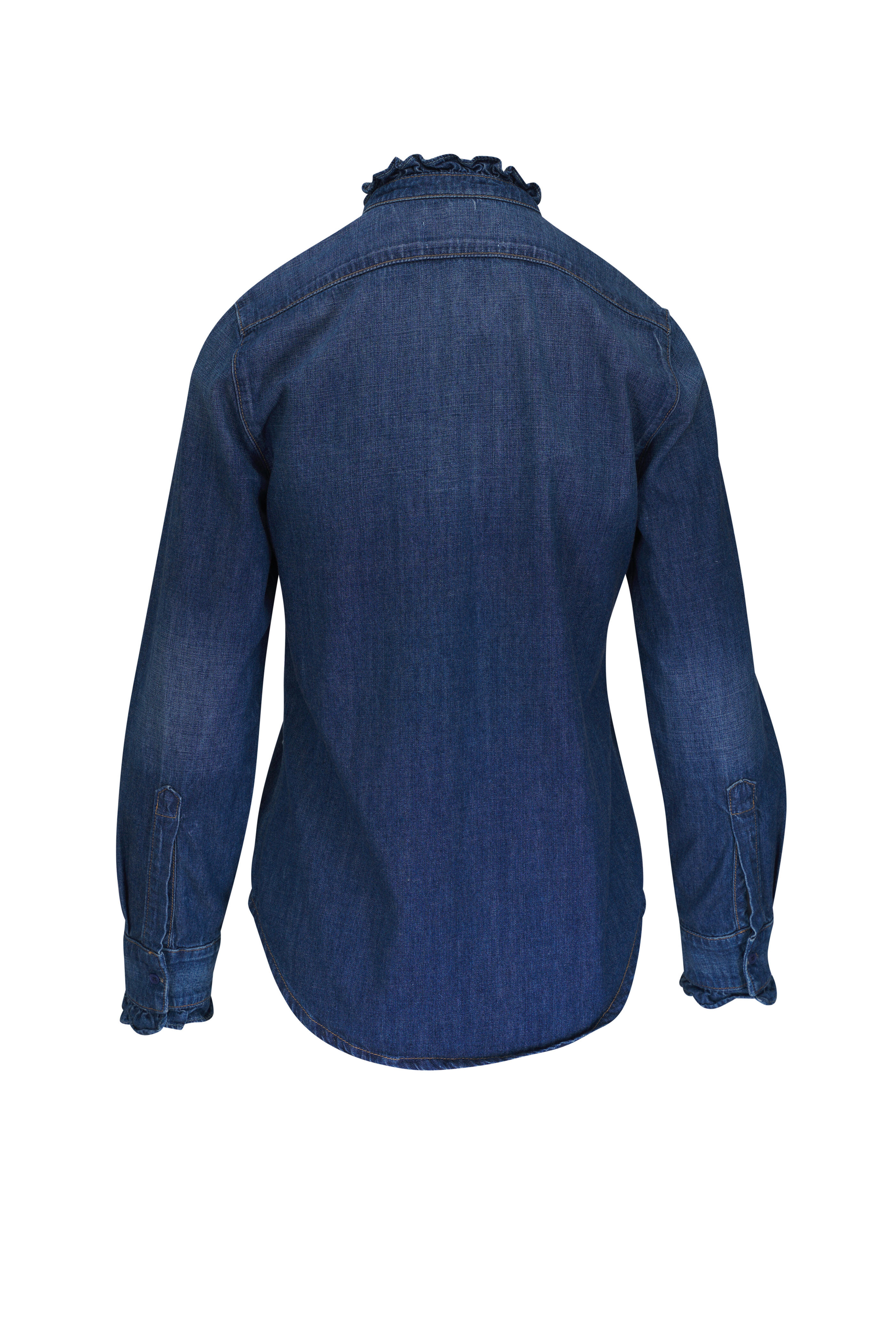 Nili Lotan - Lydia Classic Wash Denim Shirt