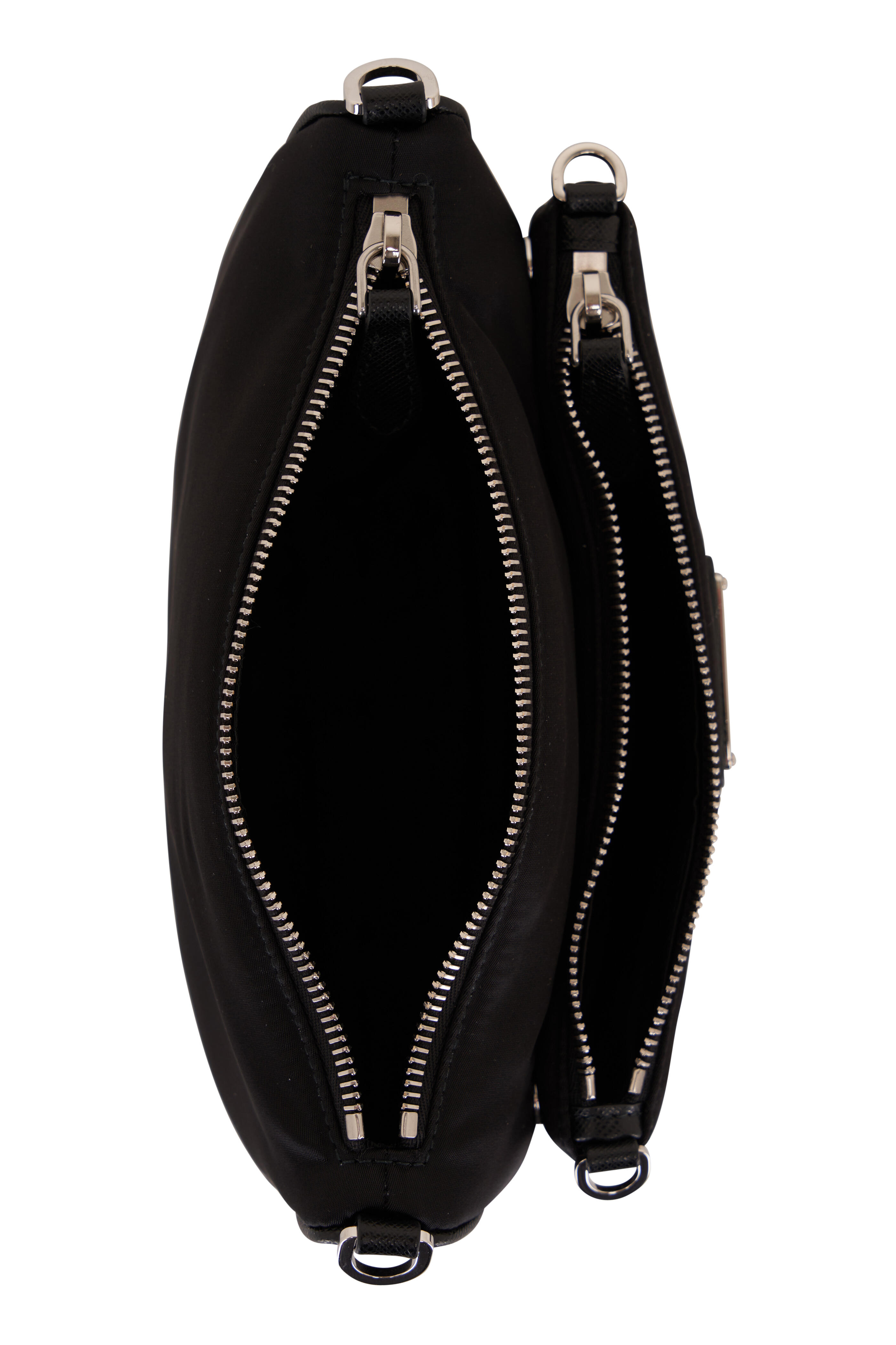 CALVIN KLEIN Women's Zip Tote Shopper Shoulder Bag Purse Black Nylon Gold  Logo