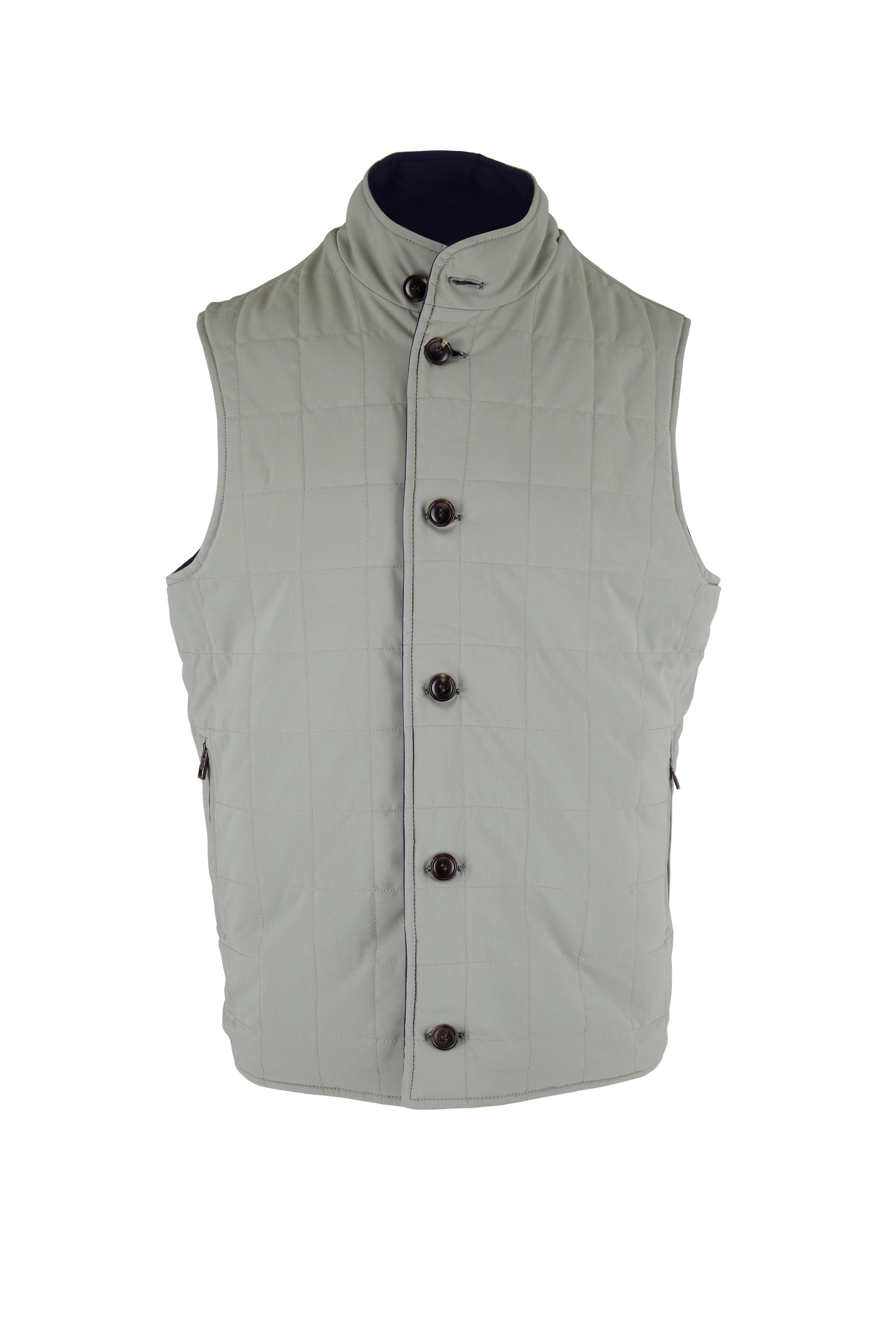 Peter Millar - Navy & Green Reversible Soft Vest
