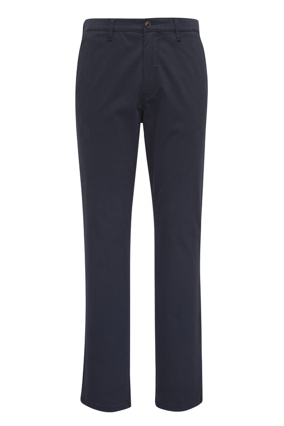 Gardeur Navy Solid Stretch Cotton Chino