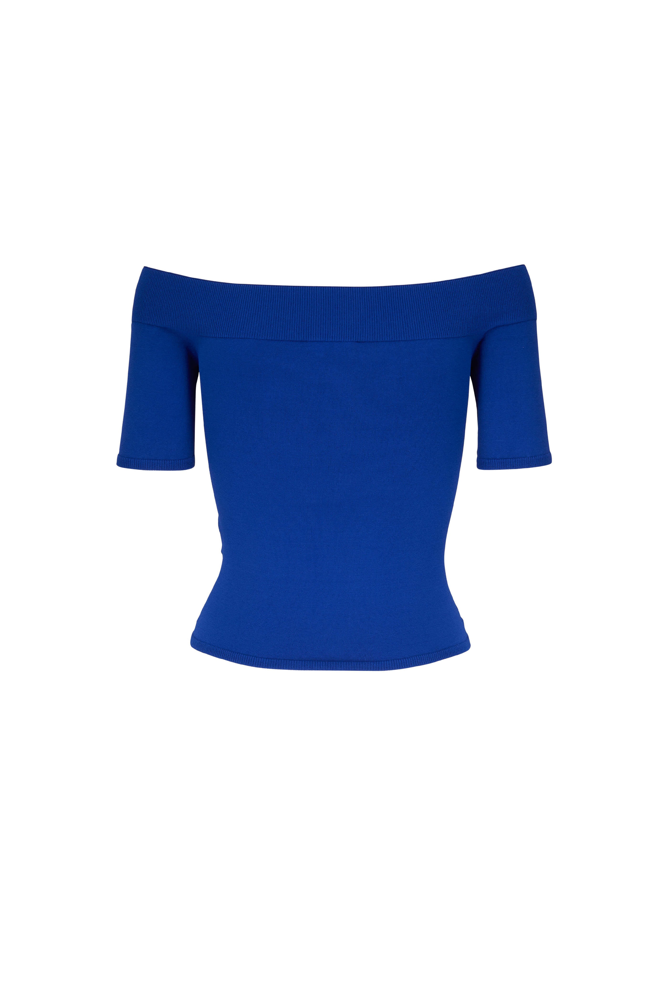 McQueen - Electric Blue Off-The-Shoulder Top | Mitchell Stores McQueen - Electric Blue Off-The-Shoulder Top | Mitchell Stores