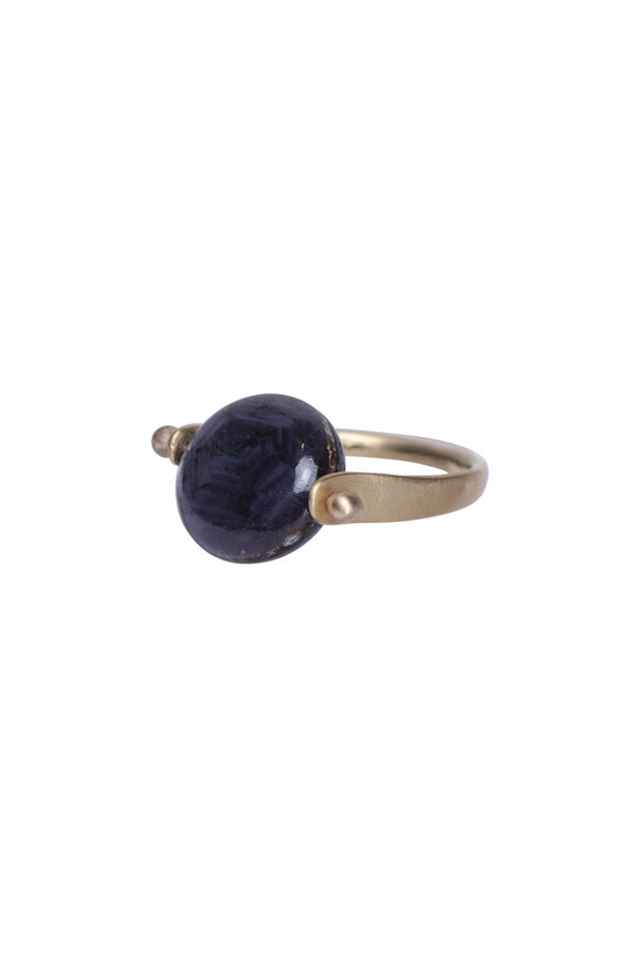 Ted Muehling Purple Sapphire Bead Ring - view 2