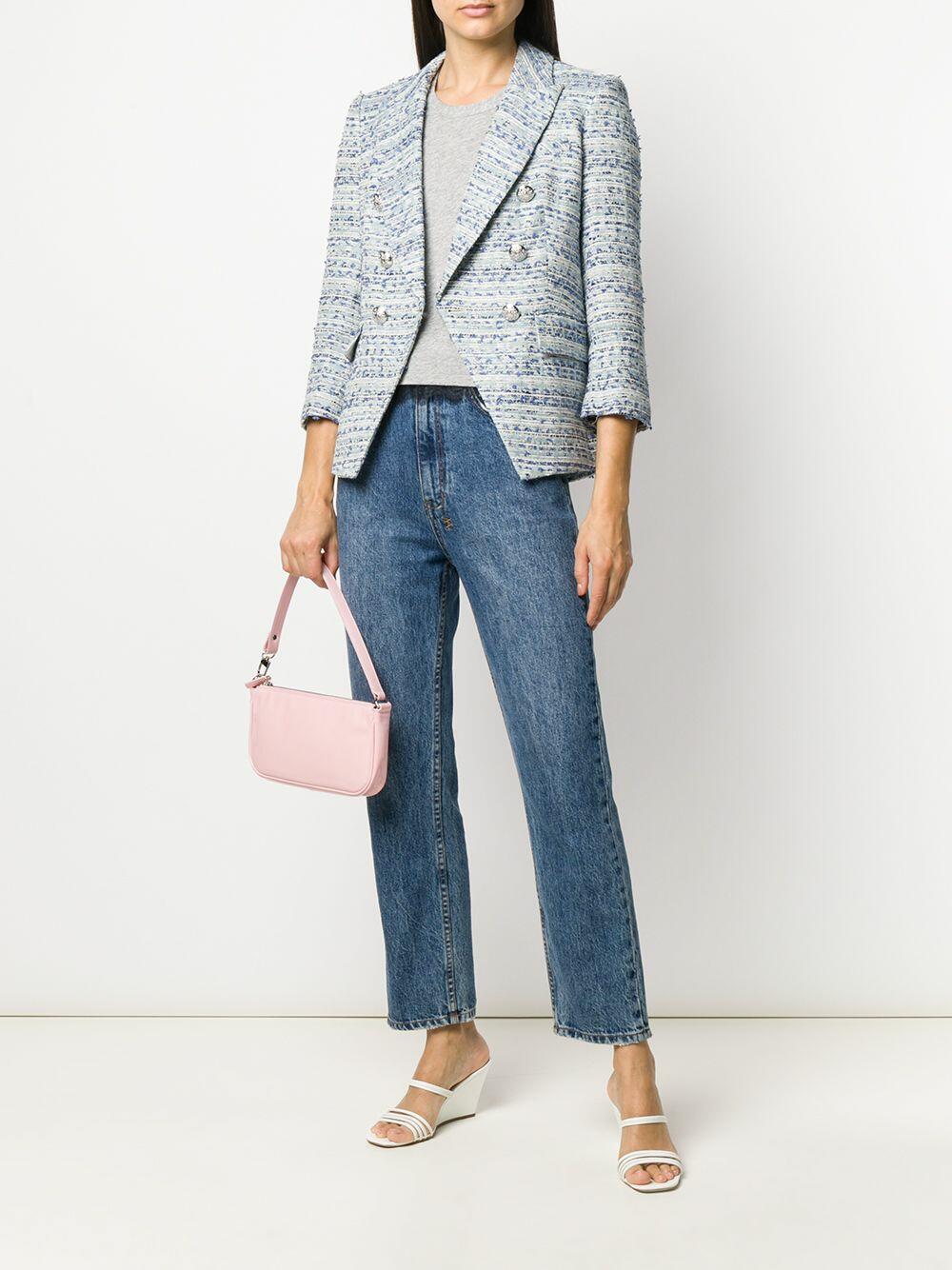 Veronica Beard - Empire Tweed Double-Breasted Dickey Jacket