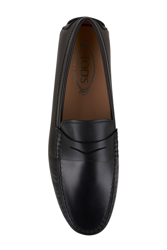 Tod's - City Gommino Black Leather Driver 