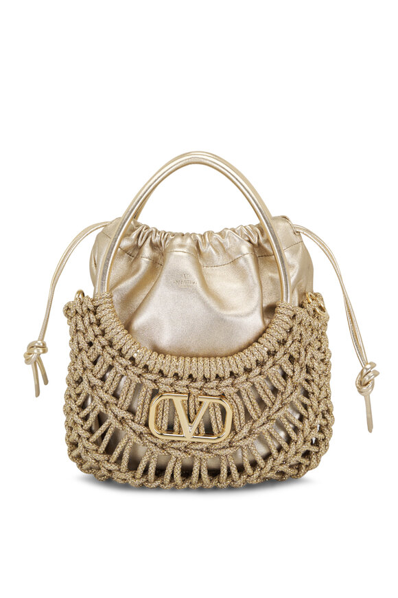 Valentino Garavani AllKnots VLogo Mekong Small Tote Bag