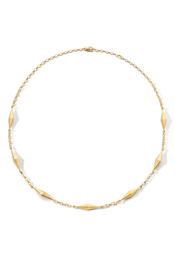 Monica Rich Kosann 18k Yellow Gold Small Belcher Chain - view 1