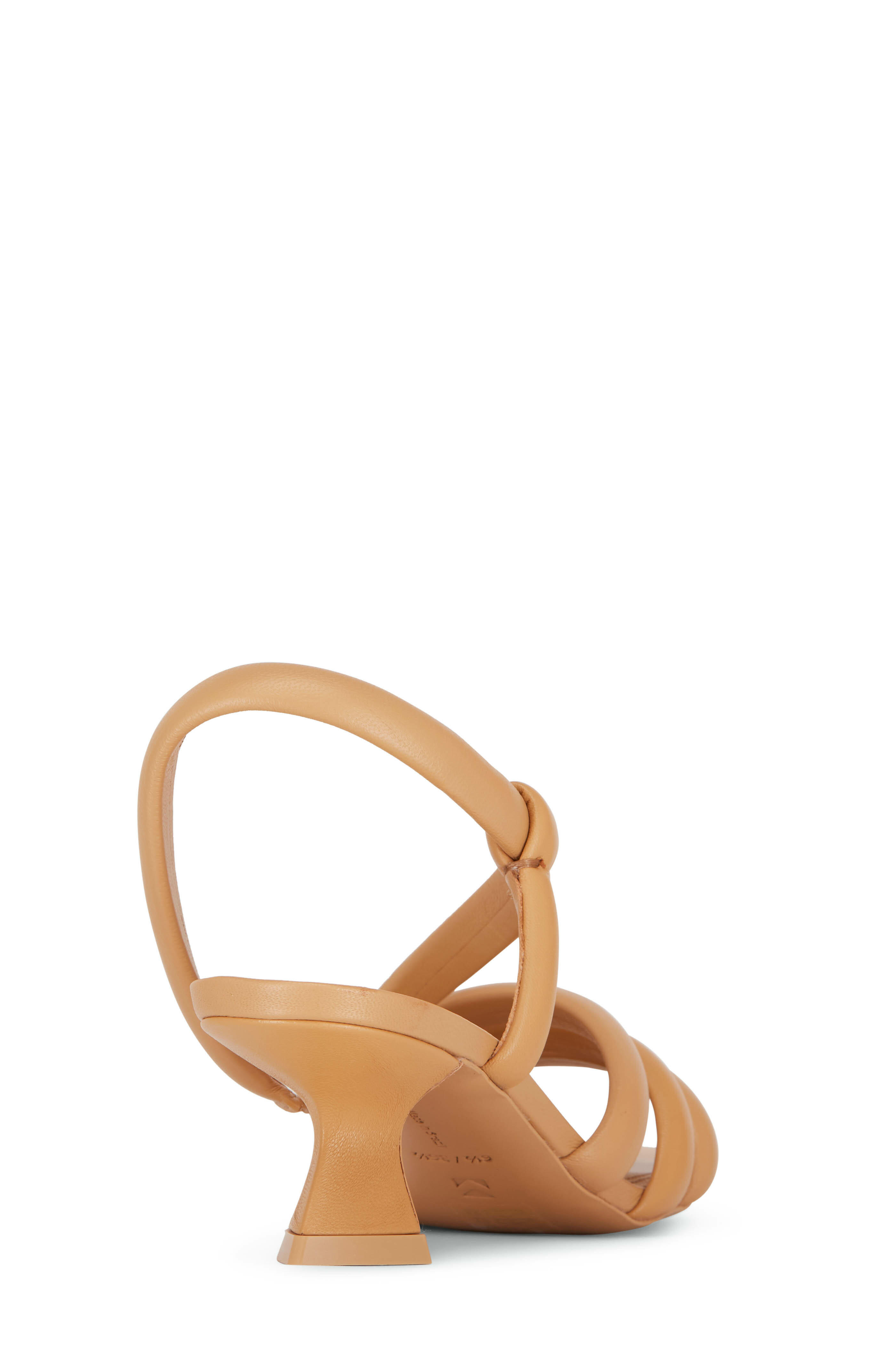 Mercedes Castillo - Aline Affogato Leather Mid Heel Sandal