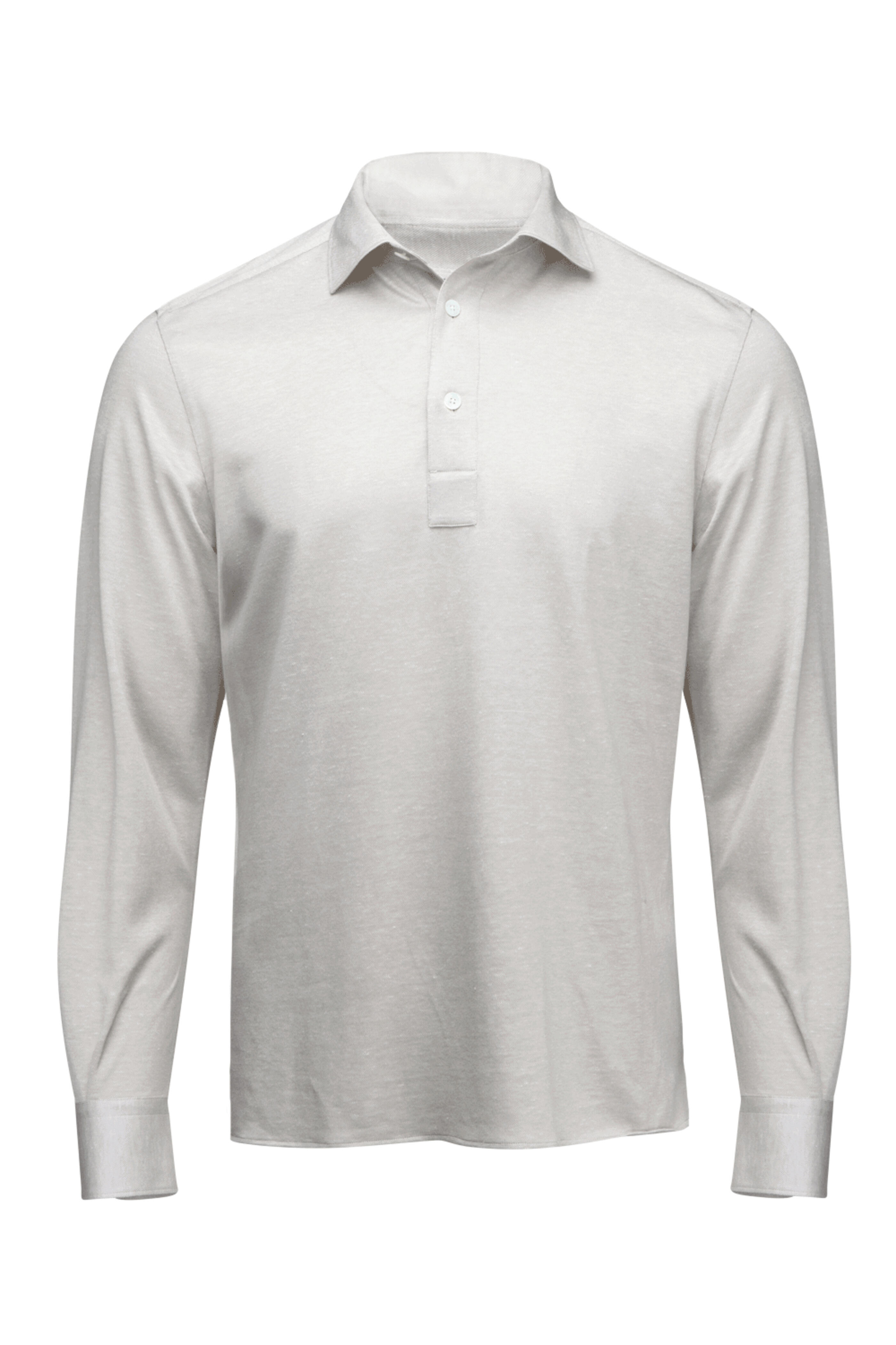 Zegna - Silver Beige Polo - view 1