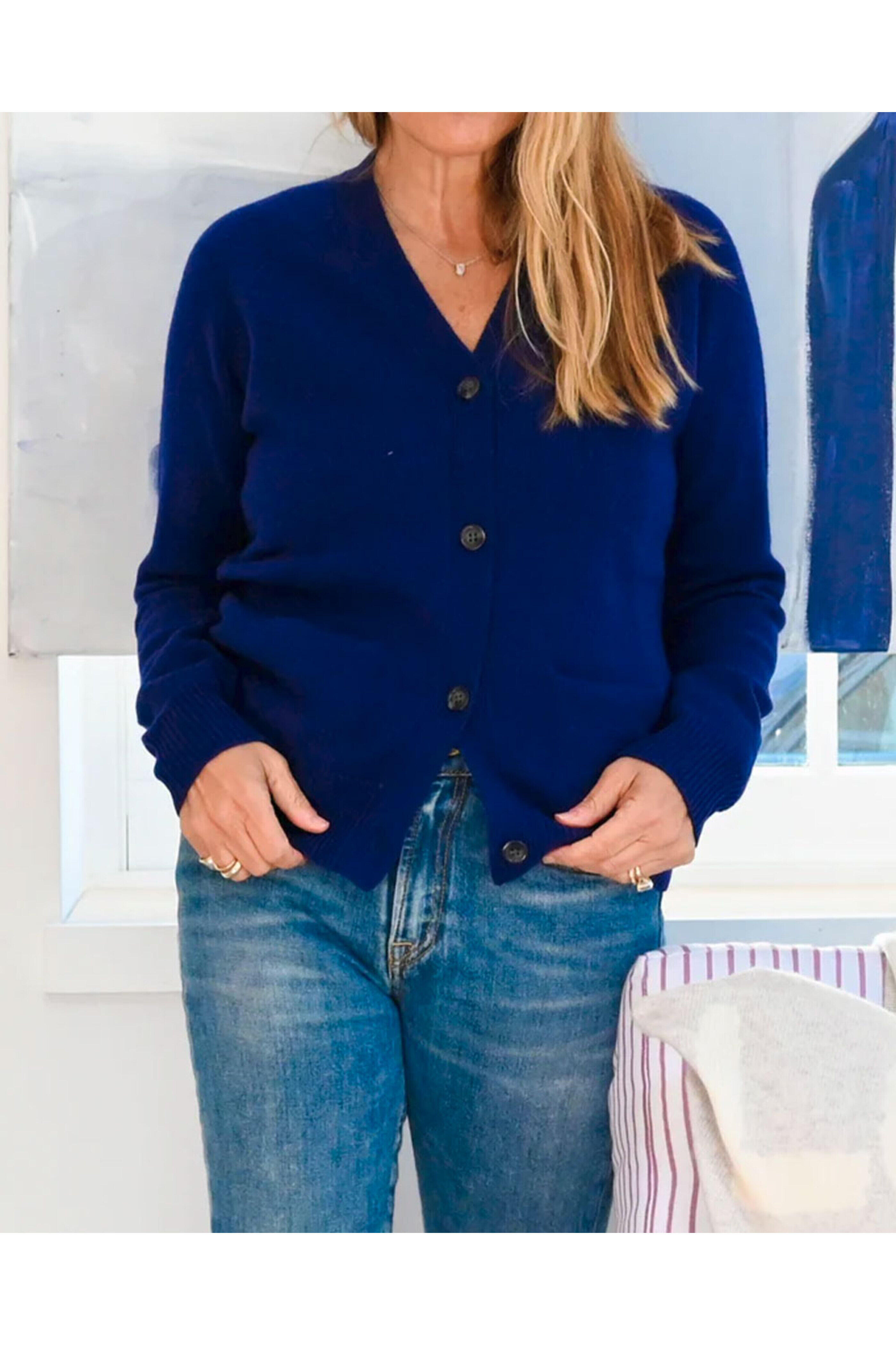 Kerri Rosenthal - Concord Blue Willy Cardigan