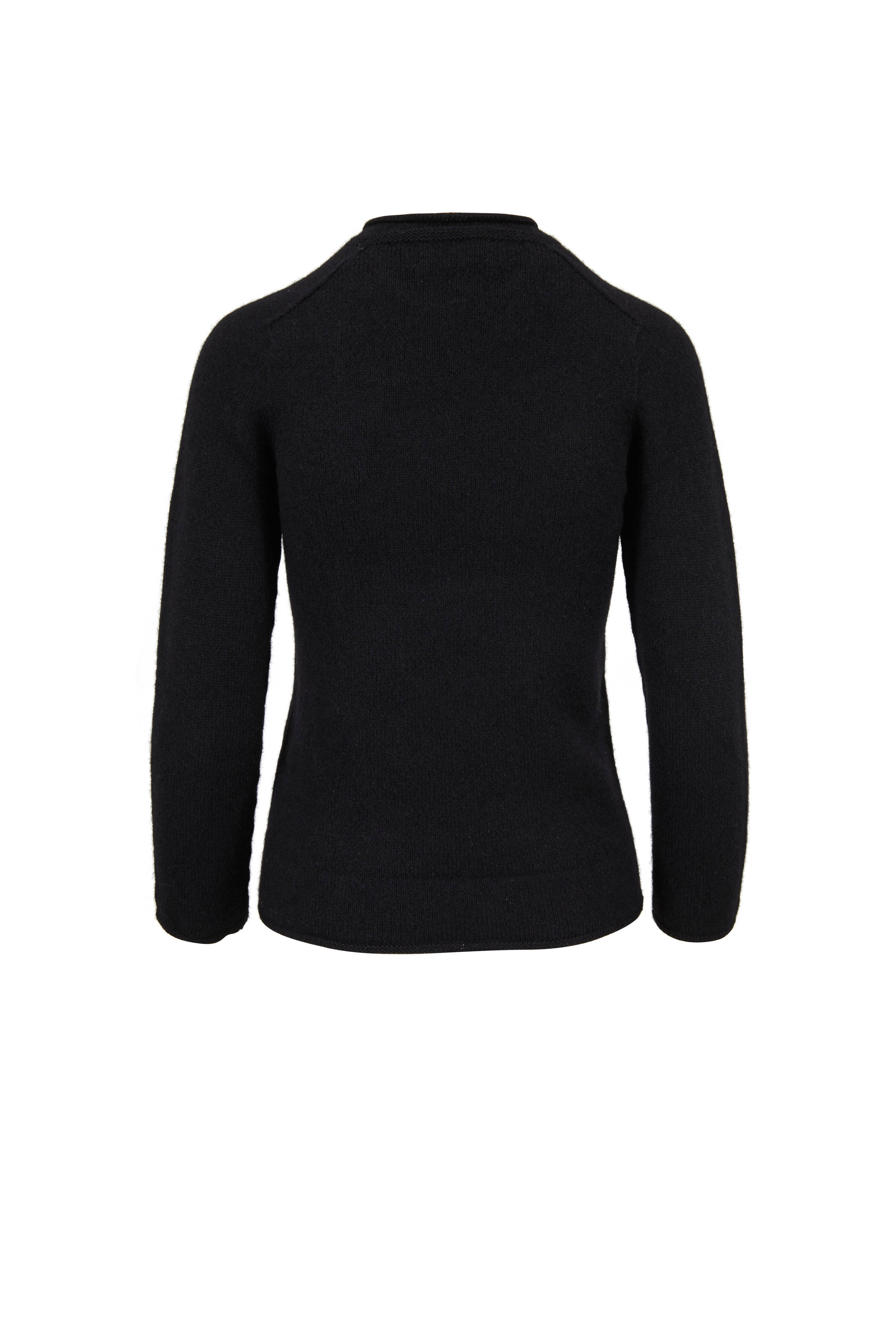 The Row Rickie Black Cashmere Sweater Mitchell Stores