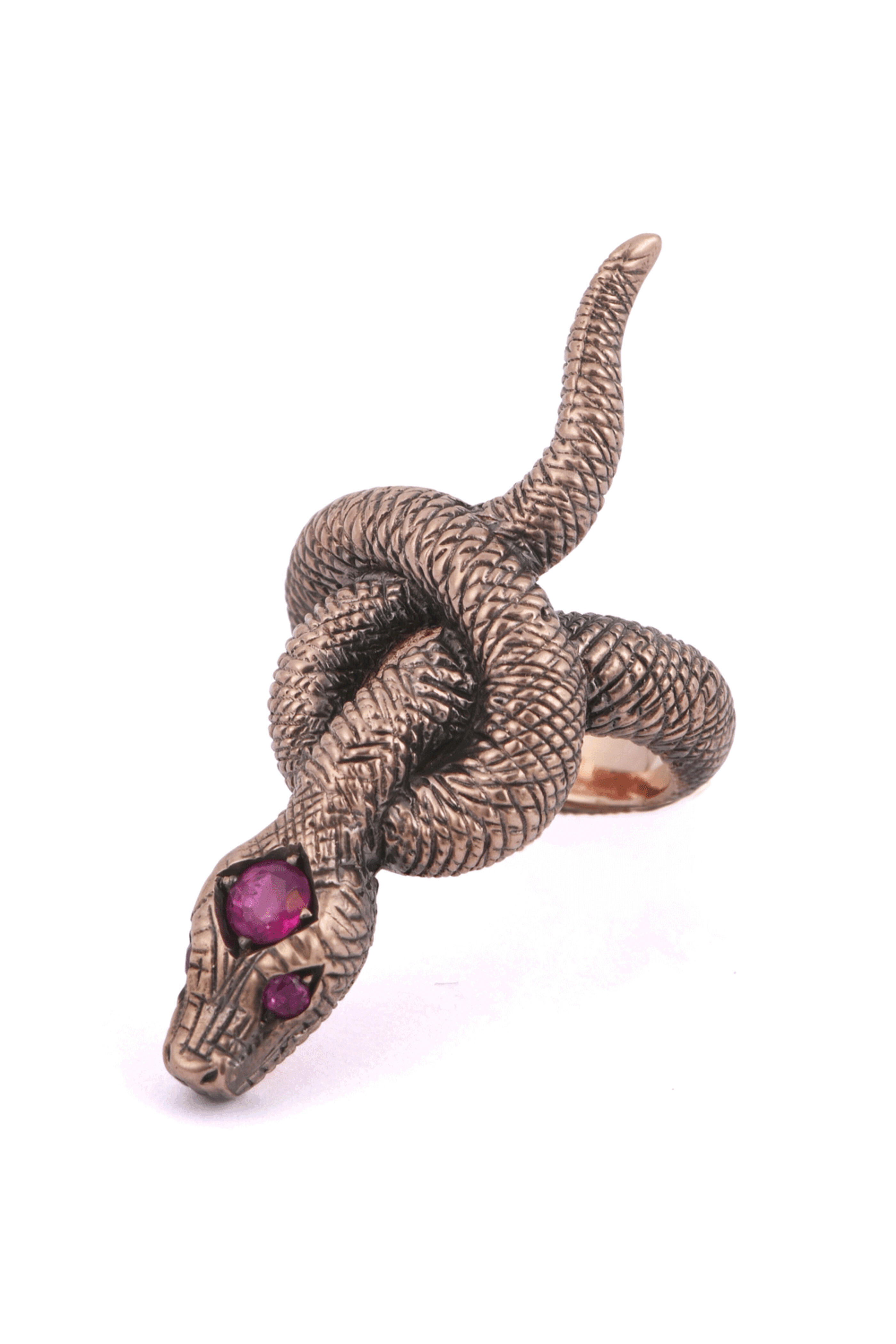 Sylva & Cie - Ruby Snake Ring
